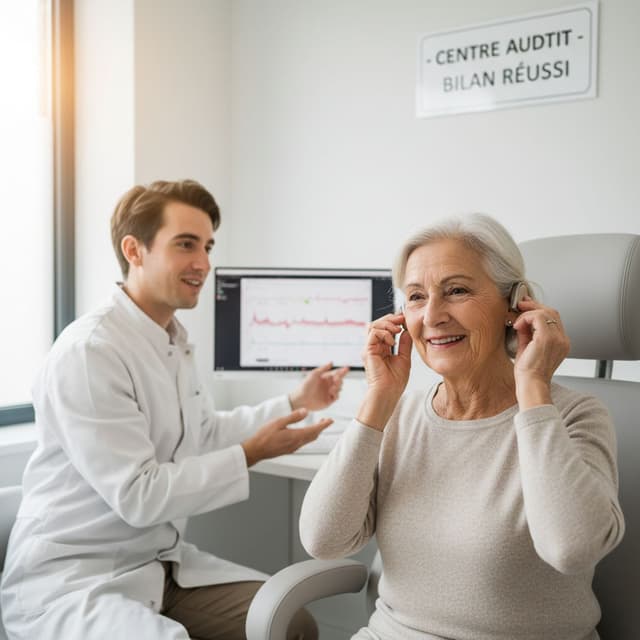 patient satisfait après bilan auditif